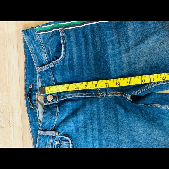 🌿Zara | Raw Hem Skinnies w/ Stripe Embellishment - Picture 6 of 8
